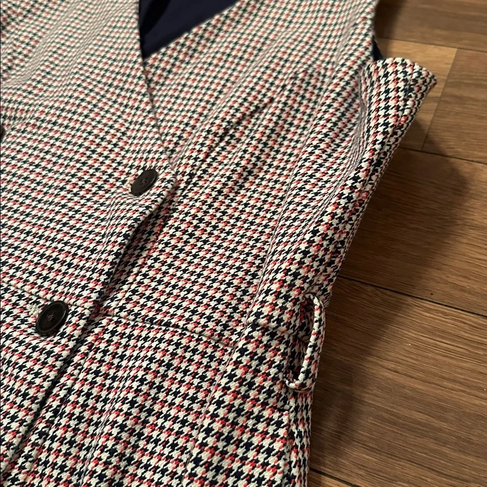 Zara houndstooth herringbone dress XL. NWOT - Picture 4 of 8